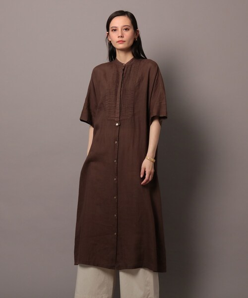 DRESSTERIOR リバーシブルピンタックワンピース DRESSTERIOR（ドレステリア）の「◇【2WAY】製品染めラミーピンタック