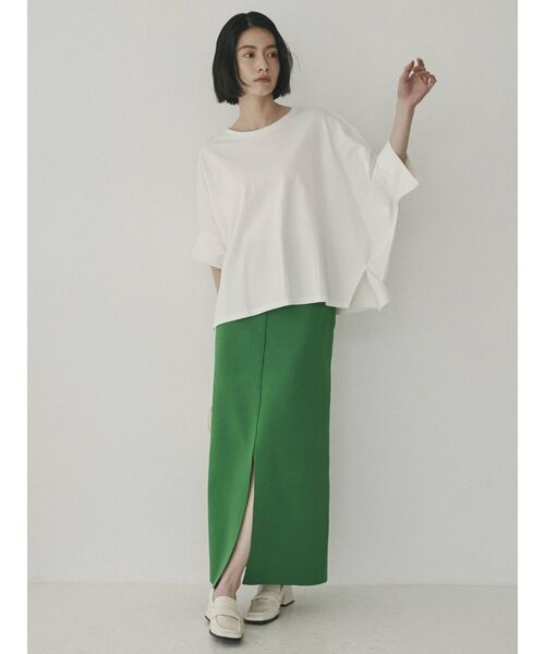 COTORICA(コトリカ)の「ドルマントップス【COTTON100%】(Tシャツ/カットソー・レディース・オフホワイト/ブラック/モカ・FREE)」の12枚目の写真