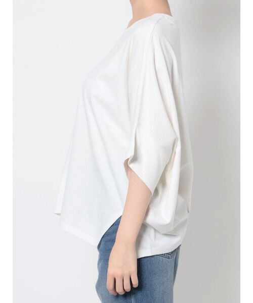 COTORICA(コトリカ)の「ドルマントップス【COTTON100%】(Tシャツ/カットソー・レディース・オフホワイト/ブラック/モカ・FREE)」の5枚目の写真