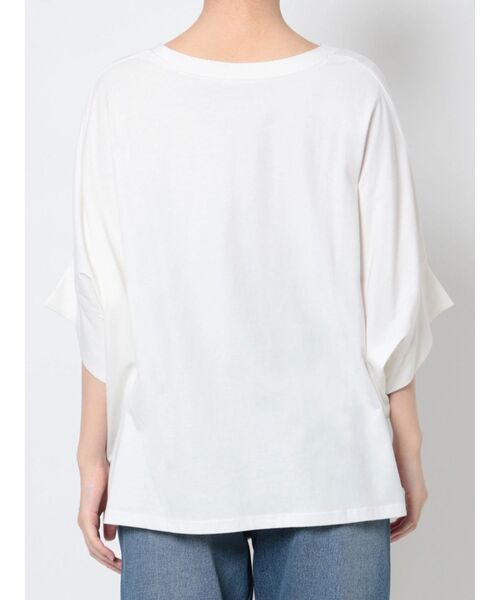 COTORICA(コトリカ)の「ドルマントップス【COTTON100%】(Tシャツ/カットソー・レディース・オフホワイト/ブラック/モカ・FREE)」の11枚目の写真