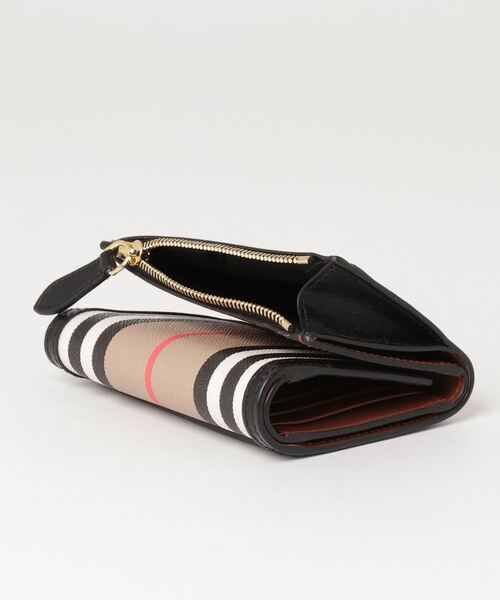 BURBERRY コンパクトウォレット バーバリー アイコンストライプE
