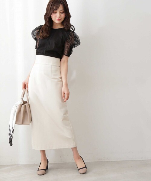 PROPORTION BODY DRESSING(プロポーションボディドレッシング)の「パフスリーブレースブラウス / 1212110408(シャツ/ブラウス・レディース・ブルー/グレー/ブラック・MEDIUM/SMALL)」の20枚目の写真