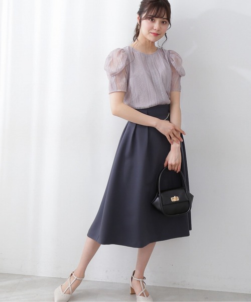 PROPORTION BODY DRESSING(プロポーションボディドレッシング)の「パフスリーブレースブラウス / 1212110408(シャツ/ブラウス・レディース・ブルー/グレー/ブラック・MEDIUM/SMALL)」の17枚目の写真