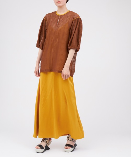 CLANE（クラネ）の「CLANE STRIPE LACE LAYERED ONE PIECE（ワンピース 
