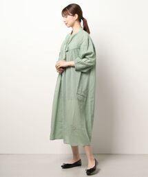 Lugnoncure | 刺繍前開きワンピース(ワンピース)