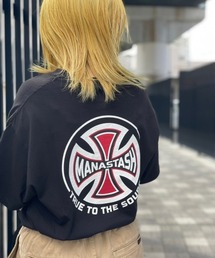 MANASTASH | 【直営店限定】MANASTASH/マナスタッシュ　BAR CROSS TEE バークロスティー　Tシャツ(Tシャツ/カットソー)