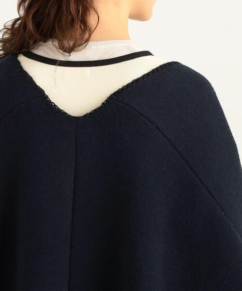 BALLSEY（ボールジィ）の「スポンディッシュウール ポンチョ（カーディガン/ボレロ・レディース・ネイビー・S）」の11枚目の写真