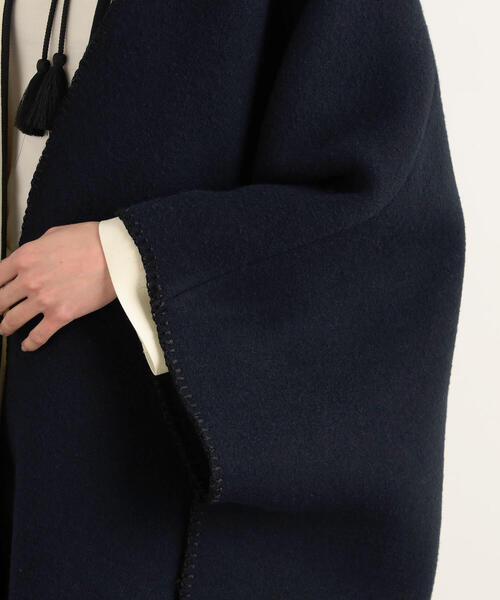 BALLSEY（ボールジィ）の「スポンディッシュウール ポンチョ（カーディガン/ボレロ・レディース・ネイビー・S）」の12枚目の写真