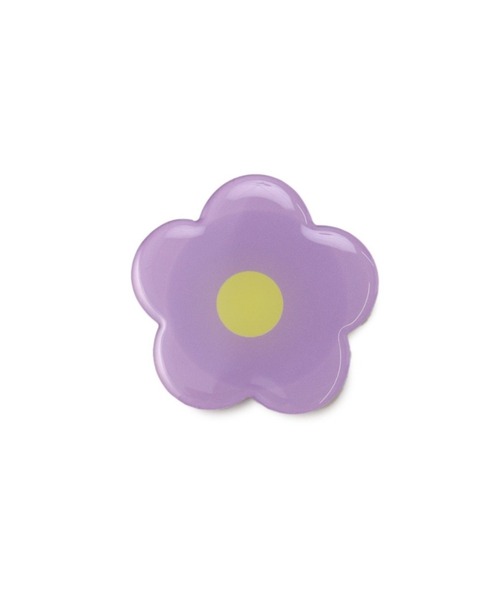 WHO'S WHO gallery（フーズフーギャラリー）の「ohanaスマホグリップ（スマホグッズ・レディース・サックスブルー/ピンク/グリーン/ラベンダー・FREE）」の3枚目の写真