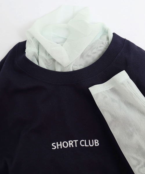 I am I in fact...（アイアムアイインファクト）の「パワーネットチュールインナー（Tシャツ/カットソー・レディース・ホワイト/ブラック/パープル/サックスブルー/ピンク・FREE）」の3枚目の写真