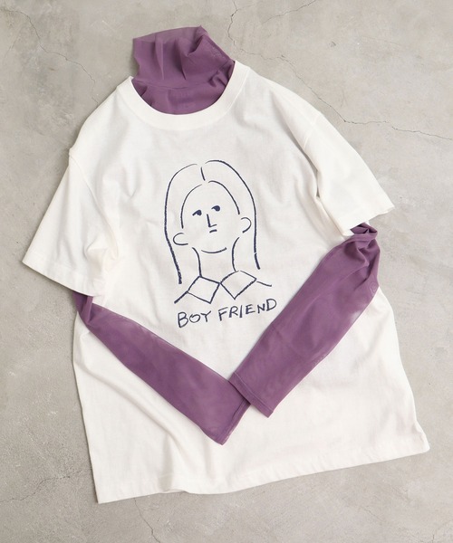 I am I in fact...（アイアムアイインファクト）の「パワーネットチュールインナー（Tシャツ/カットソー・レディース・ホワイト/ブラック/パープル/サックスブルー/ピンク・FREE）」の15枚目の写真