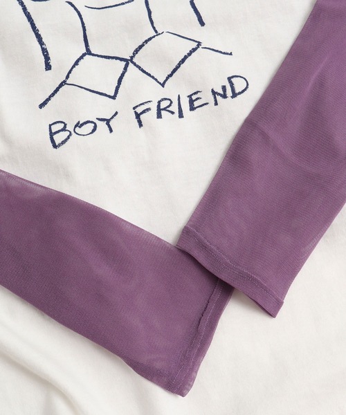 I am I in fact...（アイアムアイインファクト）の「パワーネットチュールインナー（Tシャツ/カットソー・レディース・ホワイト/ブラック/パープル/サックスブルー/ピンク・FREE）」の13枚目の写真