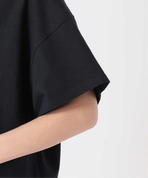 JOURNAL STANDARD(ジャーナルスタンダード)の「■《追加3》ラウンドヘムロゴTシャツ(Tシャツ/カットソー・レディース・ホワイト/ブラック/グリーン・FREE)」の7枚目の写真