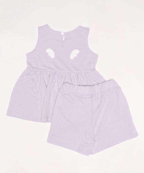 ANAP kids(アナップキッズ)の「タンクセット+ショートパンツセット(タンクトップ・キッズ・ミント/サックスブルー/ラベンダー・110cm/120cm/130cm)」の4枚目の写真