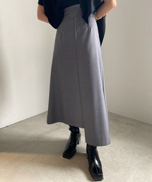 MEDI ASYMMETRY STITCH SKIRT