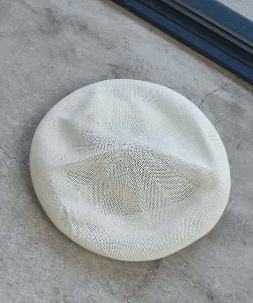 casita(RETRO GIRL)（カシータ）の「ポリサーモベレー（ハンチング/ベレー帽・レディース・ブラック/ブラウン/グリーン/アイボリー・ONE SIZE）」の8枚目の写真