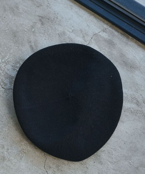 casita(RETRO GIRL)（カシータ）の「ポリサーモベレー（ハンチング/ベレー帽・レディース・ブラック/ブラウン/グリーン/アイボリー・ONE SIZE）」の11枚目の写真