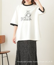SENSE OF PLACE by URBAN RESEARCH | 『別注』『ユニセックス』UCLA×SENSEOFPLACE　カレッジリンガーTシャツ(Tシャツ/カットソー)