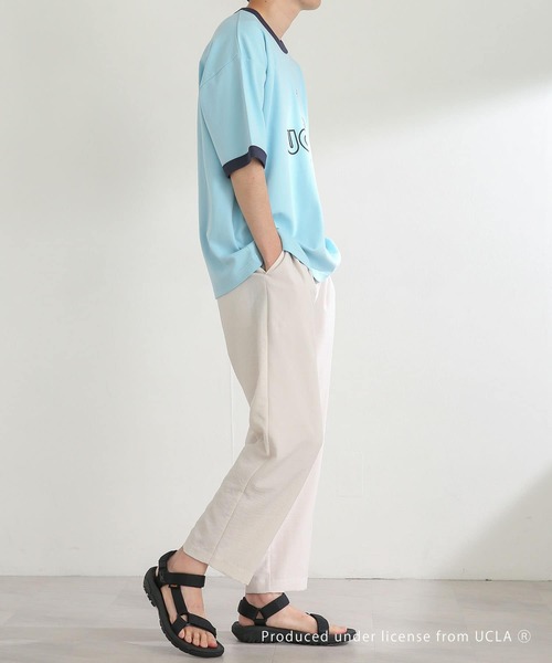 SENSE OF PLACE by URBAN RESEARCH（センスオブプレイスバイアーバンリサーチ）の「『別注』『ユニセックス』UCLA×SENSEOFPLACE　カレッジリンガーTシャツ（Tシャツ/カットソー・メンズ・ライトブルー/グリーン/ホワイト・MEDIUM/LARGE）」の19枚目の写真