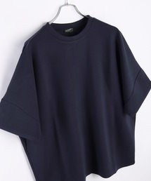 接触冷感 シルキー クールポンチビッグドルマンスリーブTEEシャツ