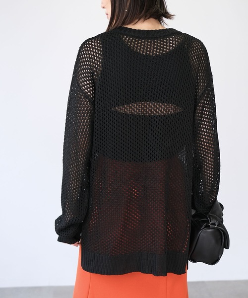 ＡＮＤＪ（アンドジェイ）の「カップ付バックオープンアシメキャミタンク（タンクトップ・レディース・オレンジ/オフホワイト/グリーン/ブラック・M）」の12枚目の写真