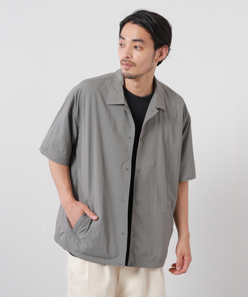 SHELTECH(シェルテック)の「【SHELTECH×R.KAMIYAMA×JS】別注 デタッチャブル 半袖 シャツ(シャツ/ブラウス・メンズ・ブラック/グレー・MEDIUM/LARGE/X-LARGE)」の20枚目の写真