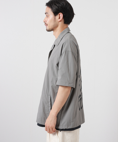 SHELTECH(シェルテック)の「【SHELTECH×R.KAMIYAMA×JS】別注 デタッチャブル 半袖 シャツ(シャツ/ブラウス・メンズ・ブラック/グレー・MEDIUM/LARGE/X-LARGE)」の7枚目の写真