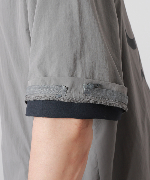 SHELTECH(シェルテック)の「【SHELTECH×R.KAMIYAMA×JS】別注 デタッチャブル 半袖 シャツ(シャツ/ブラウス・メンズ・ブラック/グレー・MEDIUM/LARGE/X-LARGE)」の21枚目の写真