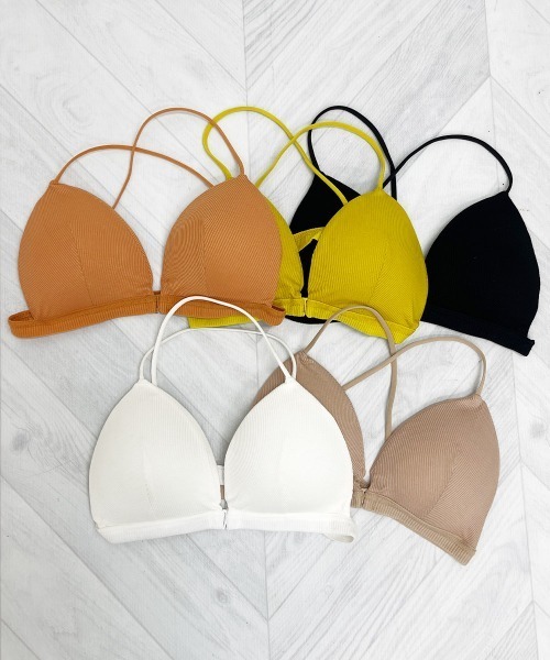 esutoreja（エストレジャ）の「リブブラトップ（チューブトップ・レディース・ホワイト/ブラック/マスタード/オレンジ/ベージュ・FREE）」の10枚目の写真
