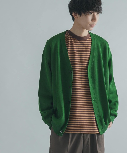 FORK&SPOON（フォークアンドスプーン）の「『ユニセックス』FORK&SPOON　ボーダーロングスリーブTシャツ（Tシャツ/カットソー・メンズ・ブラック系その他/ブラウン系その他/グリーン系その他/ピンク系その他・4/3/5）」の10枚目の写真