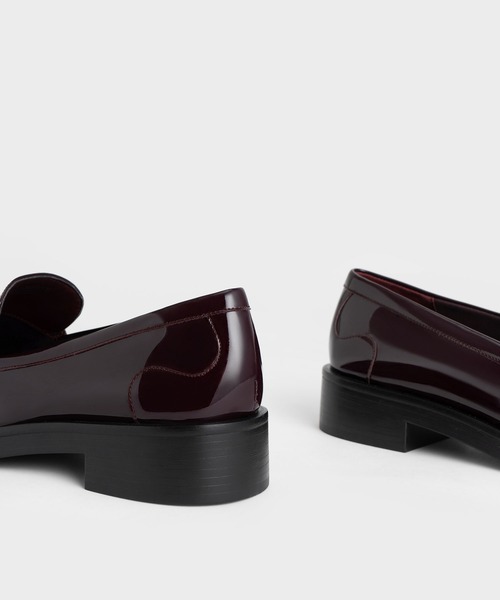 CHARLES & KEITH（チャールズ & キース）の「ルーシュド スクエアトゥローファー（ローファー・レディース・ブラック/イエロー/マルーン・22.5cm/24.5cm/23cm/25.5cm/25cm/23.5cm）」の13枚目の写真