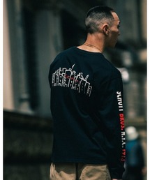 schott | Schott/ショット/xManhattan Portage/マンハッタンポーテージ/SKYLINE LONGSLEEVE T-SHIRT/スカイライン ロンT(Tシャツ/カットソー)