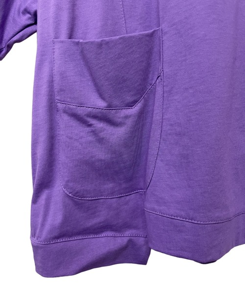 DOLLUPOOPS(ドールアップウップス)の「ポケット付き BIG Tシャツ(Tシャツ/カットソー・レディース・チャコールグレー/ブラック/パープル/マスタード・38)」の11枚目の写真
