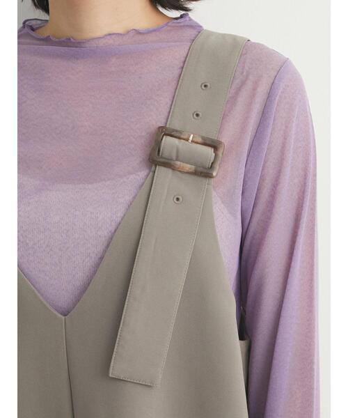 Green　Parks（グリーンパークス）の「・novem 9 シアーメローハイネック（Tシャツ/カットソー・レディース・ターコイズブルー/ブルー/ラベンダー/ブラック・FREE）」の10枚目の写真