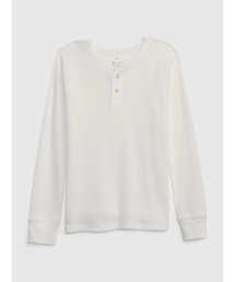 GAP（ギャップ）の「ワッフルニット ヘンリーネックTシャツ (キッズ)（Tシャツ/カットソー・キッズ）」