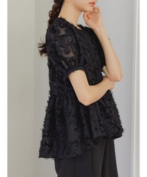 feather lace blouse