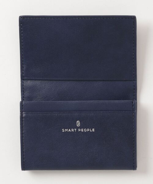 SMART PEOPLE（スマートピープル）の「【SMART PEOPLE/スマートピープル】 ソフトナッパ 名刺入れ（名刺入れ・メンズ・ブラック/ブラウン/ブルー系その他・FREE）」の4枚目の写真
