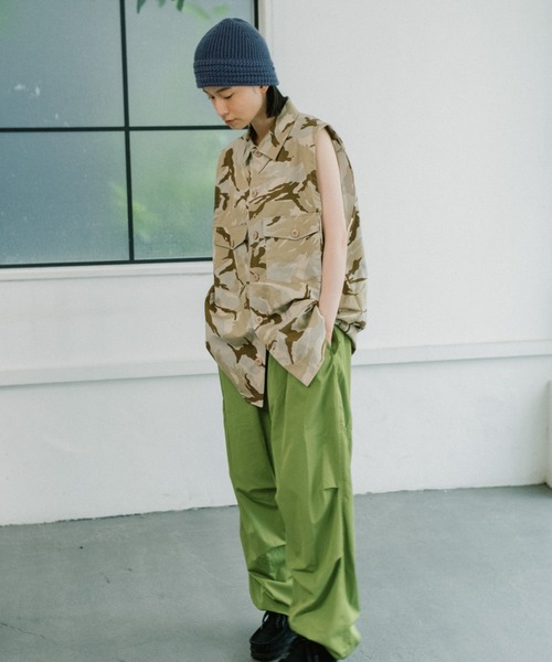 WHIMSIC（ウィムジック）の「【WHIMSIC】USアーミーユーティリティシャツベスト（ベスト・レディース・ブラック/ベージュ/オリーブ/カーキ・FREE）」の11枚目の写真