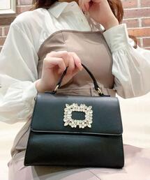 INGNI | ビジュー付ショルダーバッグ(ハンドバッグ)