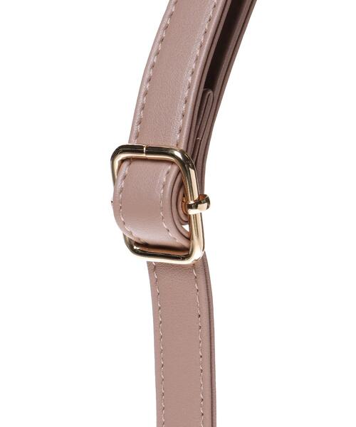 INGNI（イング）の「ビジュー付ショルダーバッグ（ハンドバッグ・レディース・スモークピンク/ブラック・ONE SIZE）」の8枚目の写真