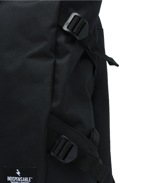 INDISPENSABLE （インディスペンサブル）の「【INDISPENSABLE】IDP.Backpack ROLLS              （バックパック/リュック・メンズ・ブラック・ONE SIZE）」の10枚目の写真