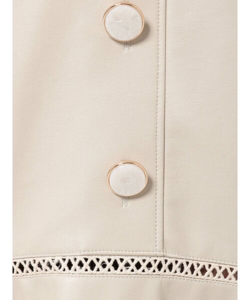 RESEXXY（リゼクシー）の「フロントボタンフェイクレザーマーメイドスカート（スカート・レディース・ブラック/ベージュ/ブラウン・FREE）」の12枚目の写真