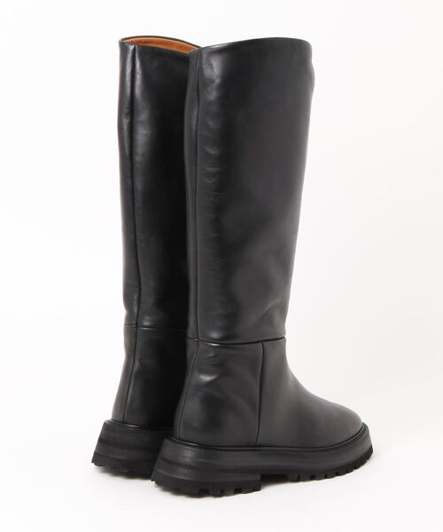 Bshop（ビショップ）の「GIULIA TADDEUCCI | レザーロングブーツ WOMEN（ブーツ・レディース・ブラック/ダークブラウン・38/37/36）」の4枚目の写真