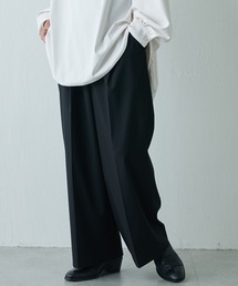 Lui's | ストライプワイドストレートパンツ(スラックス)