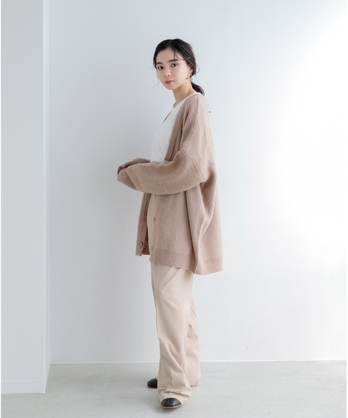 Dita Muaj.（ディータムアージュ）の「【ZOZO限定】Muaj.モヘアビッグシルエットニットカーディガン Vネック（カーディガン/ボレロ・レディース・ベージュ/マスタード/ブラック/ブラウン・FREE）」の18枚目の写真