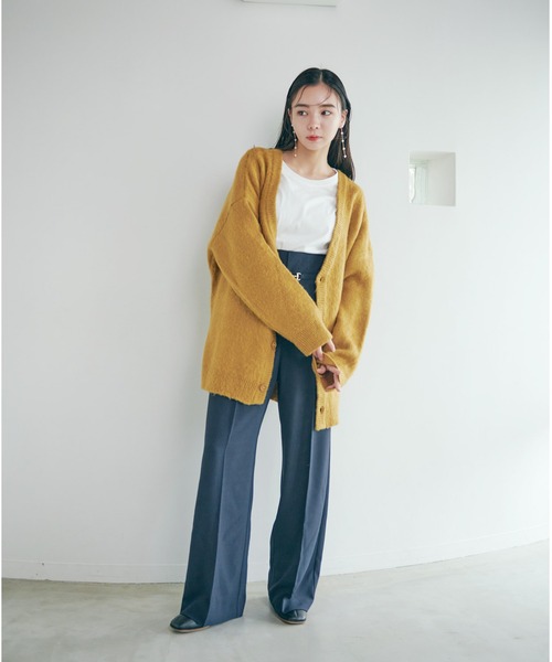 Dita Muaj.（ディータムアージュ）の「【ZOZO限定】Muaj.モヘアビッグシルエットニットカーディガン Vネック（カーディガン/ボレロ・レディース・ベージュ/マスタード/ブラック/ブラウン・FREE）」の20枚目の写真