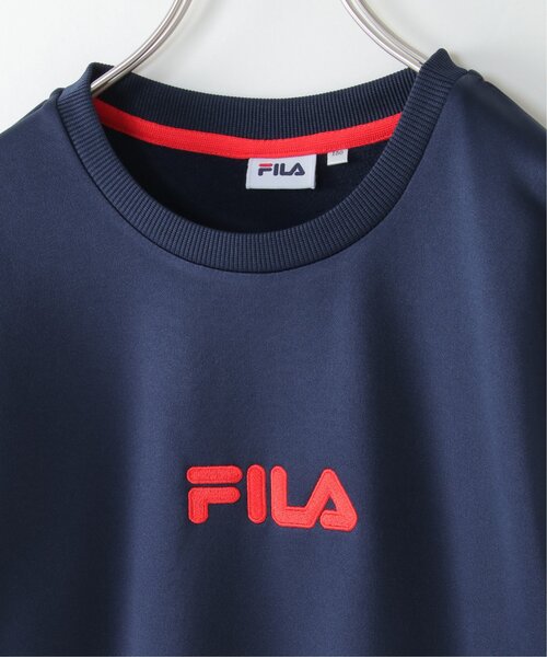 FILA（フィラ）の「FILA フィラ フリース袖配色トレーナー（130~160cm）（スウェット・キッズ・ブラック/ネイビー・130/140/150/160）」の9枚目の写真