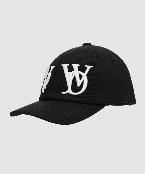 WE11DONE（ウェルダン）の「DOUBLE LOGO DENIM CAP（キャップ・レディース・ブルー/ブラック・ONE SIZE）」の2枚目の写真