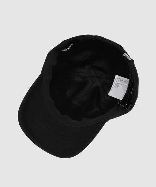 WE11DONE（ウェルダン）の「DOUBLE LOGO DENIM CAP（キャップ・レディース・ブルー/ブラック・ONE SIZE）」の4枚目の写真