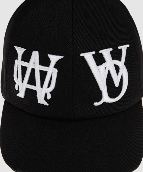 WE11DONE（ウェルダン）の「DOUBLE LOGO DENIM CAP（キャップ・レディース・ブルー/ブラック・ONE SIZE）」の6枚目の写真